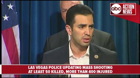 Las Vegas Police update massing shooting that killed 58 and injured more than 500