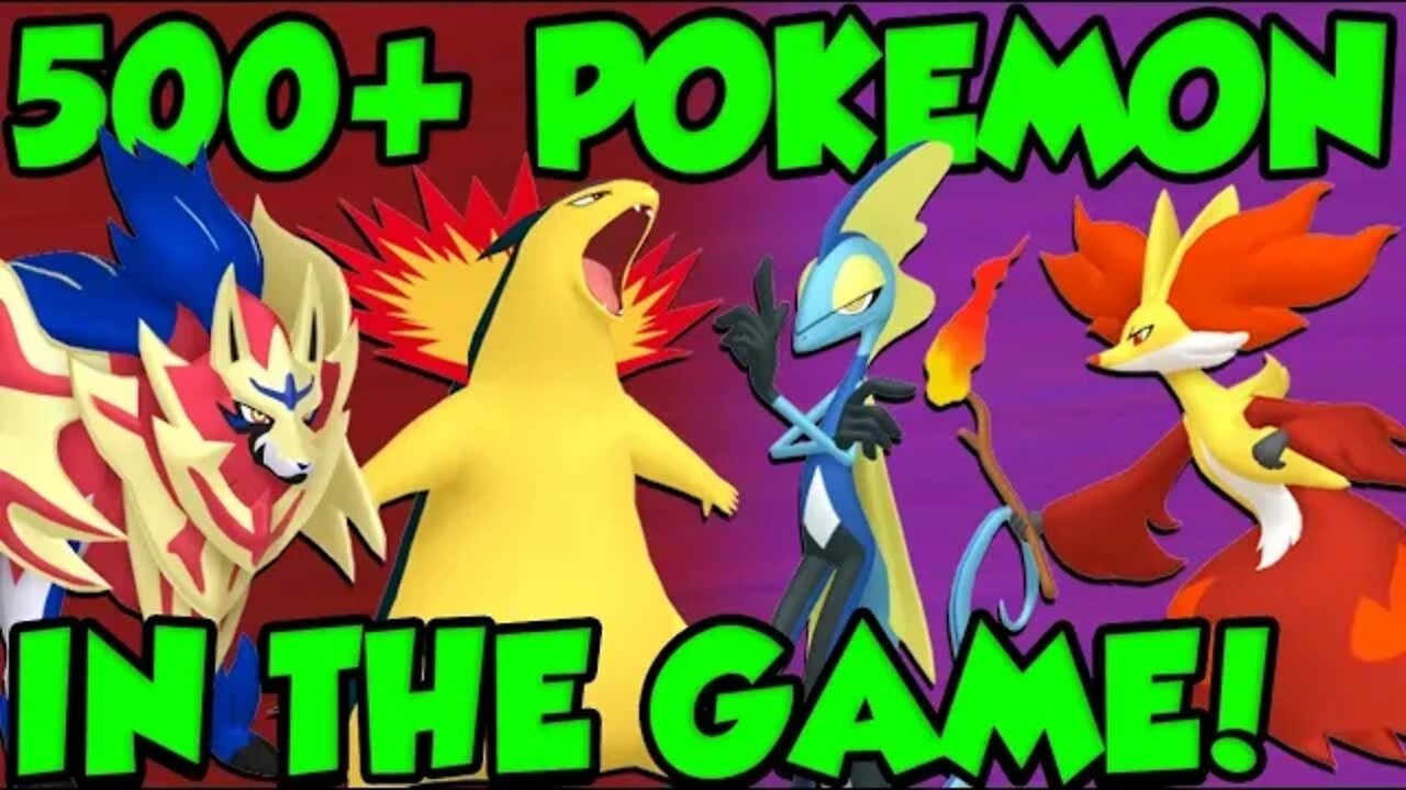 OVER 500 POKEMON ARE AVAILABLE IN POKEMON SCARLET AND VIOLET!
