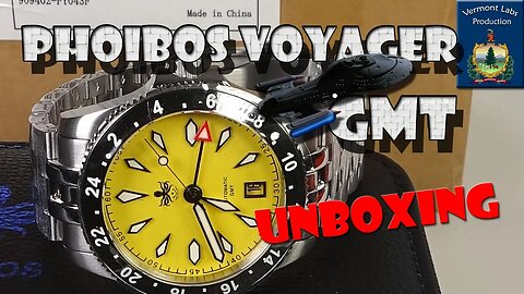 PHOIBOS Voyager GMT Unboxing