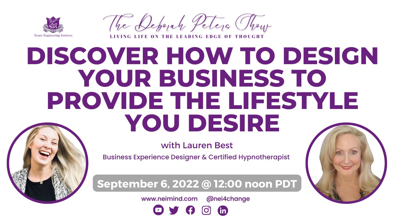 Lauren Best - Discover How To Design Your Business To Provide The Lifestyle You Desire