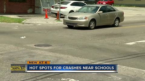 Study: Number of crashes around schools are high