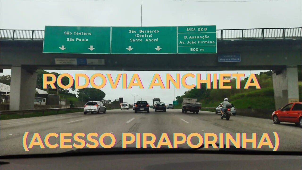 Rodovia Anchieta, Até Acesso Avenida Piraporinha (Diadema)