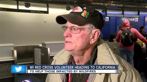 Wisconsin Red Cross volunteer heads to California to help with wildfires