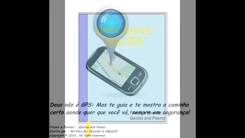 Deus não é GPS, mas te guia e te mostra o caminho certo! [Frases e Poemas]