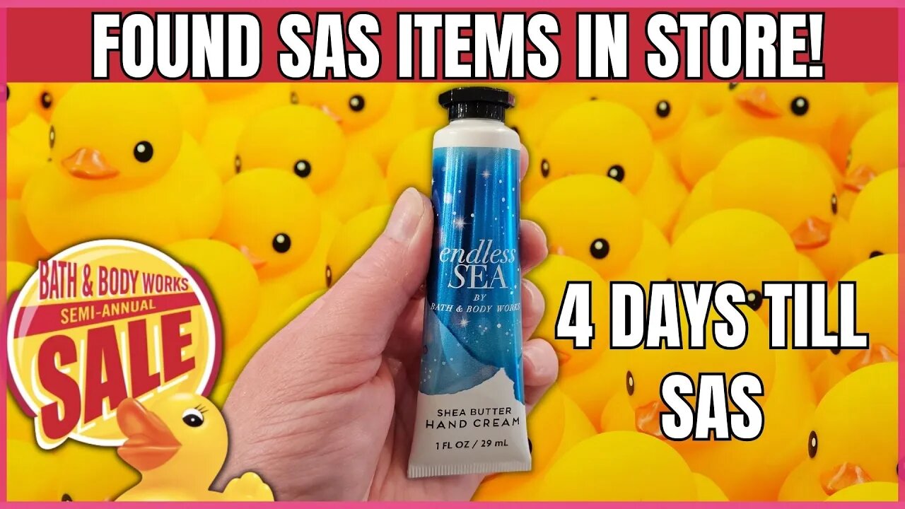 NEW SAS Items In Store at Bath & Body Works | Endless Sea | Wild Sand | #bathandbodyworks #sas