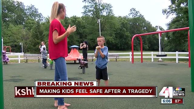 Making kids feel safe after tragedy