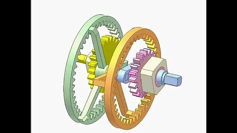 2917 4 gear planetary mechanism E