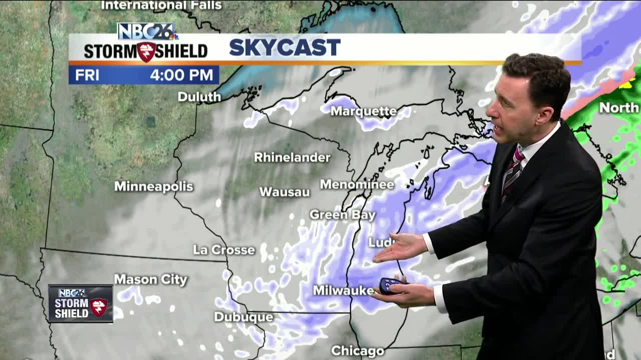 Michael Fish's NBC26 Storm Shield weather forecast