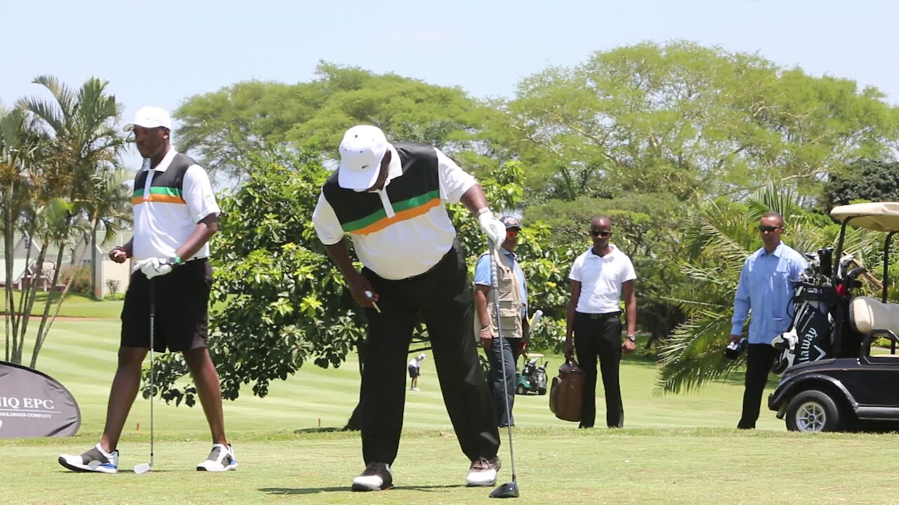 SOUTH AFRICA. Durban- ANC Golf Day with President videos (ugo)