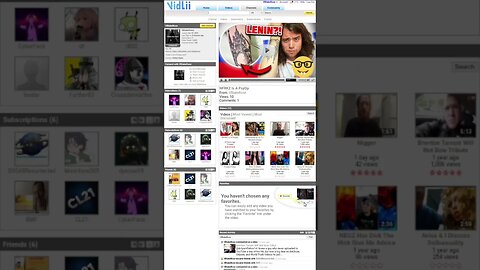Check me out on Vidlii