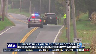 Pedestrian deaths prompt public safety reminders ahead of Halloween