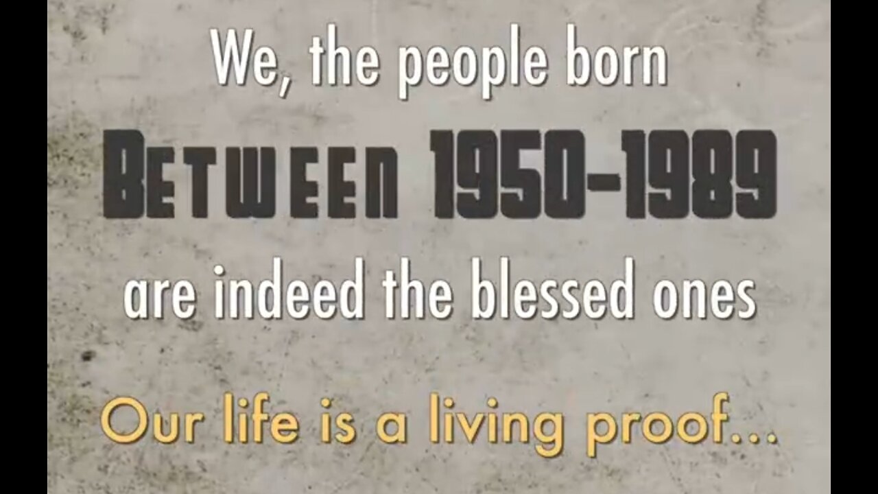 1339. For those born between 1950 and 1989 😎