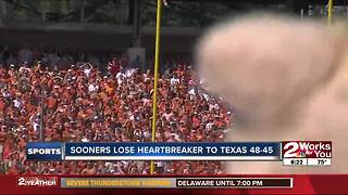 #7 Oklahoma upset by Texas, 48-45 in highest-scoring Red River Showdown ever