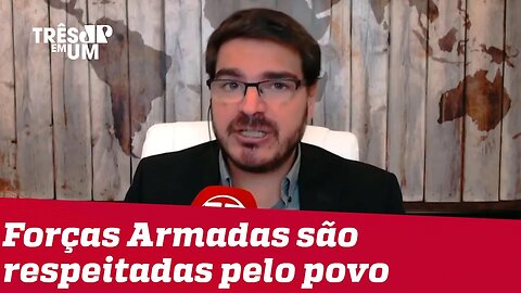 Bolsonaro fez bem em enaltecer as Forças Armadas | Rodrigo Constantino