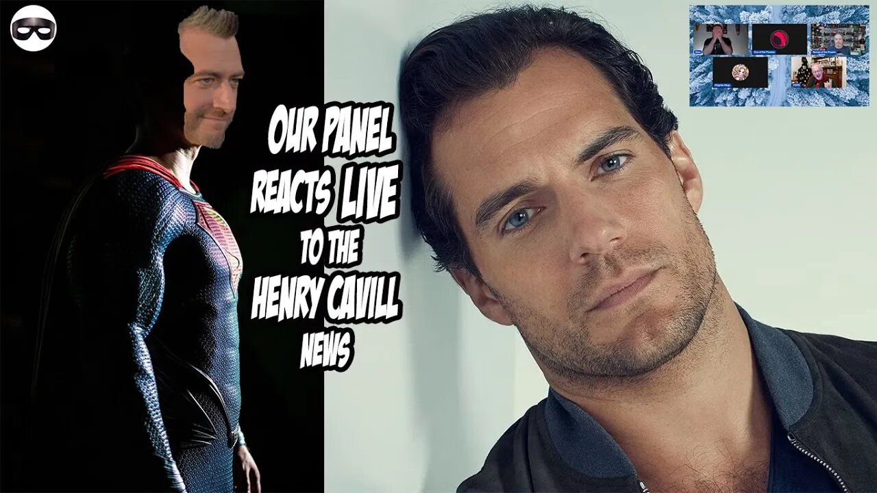 Our panel gets the news LIVE that Henry Cavill is out as Superman at DC! Shocking! #henrycavill