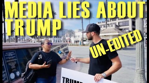 *Unedited* Woman Learns Media Isn't Telling Her Everything About Trump