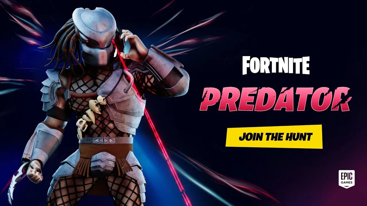 Predator Enters Fortnite through the Zero Point