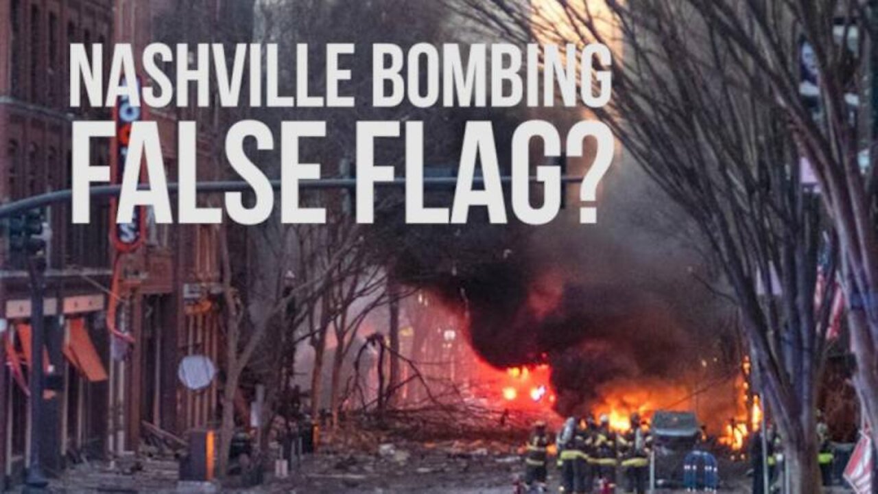 Is Nashville Bombing A False Flag To Blame On Trump Supporters??