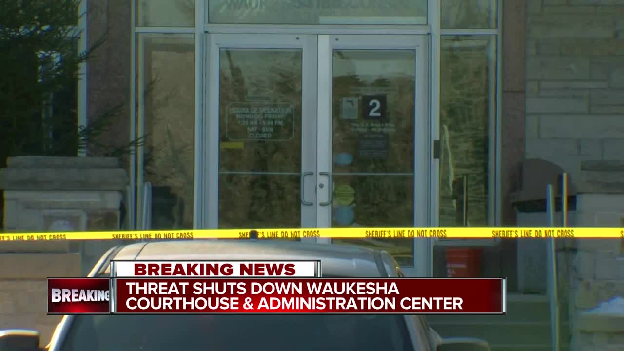 Waukesha County Courthouse closed due to bomb threat