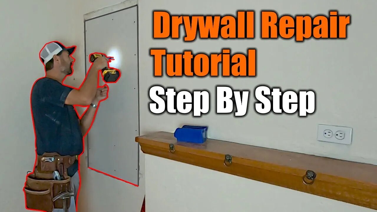 Drywall Repair Tutorial | NO Sanding | THE HANDYMAN |