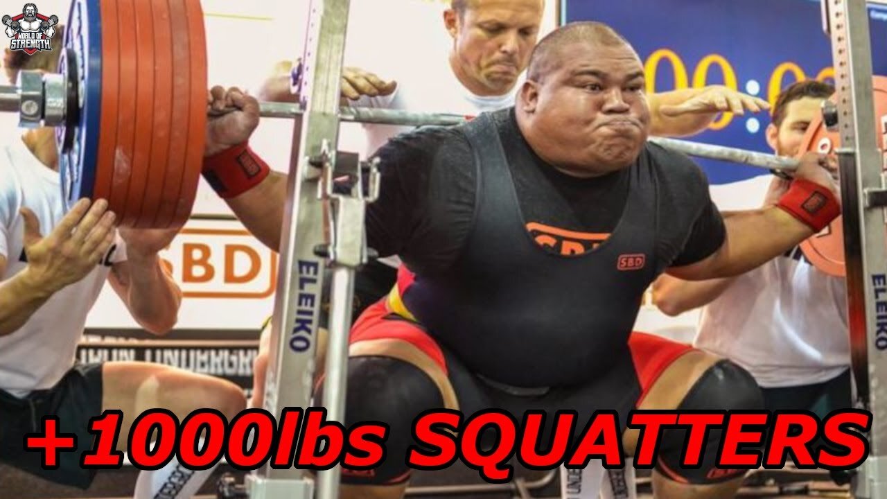 All Raw 1000lbs Squatters