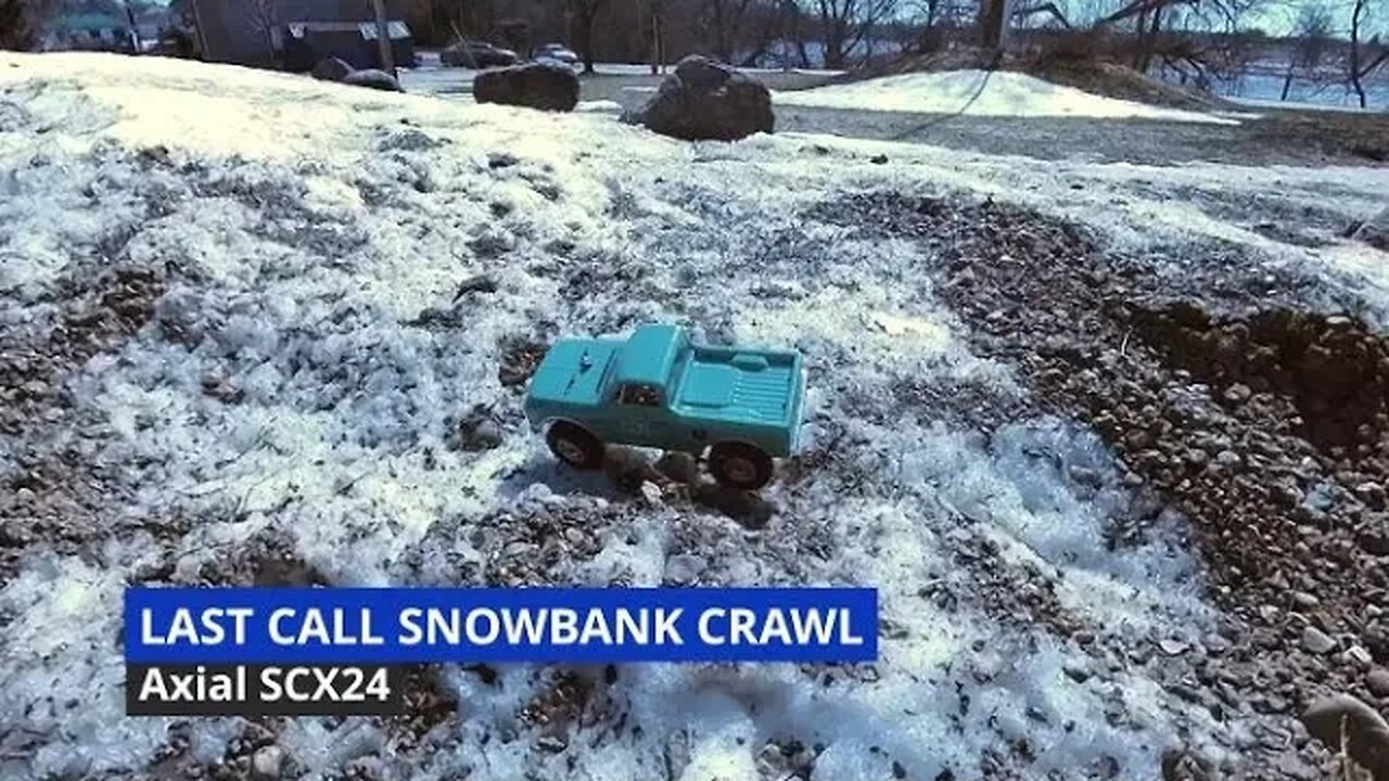 Last Call for a Snowbank Crawl with the Axial SCX24