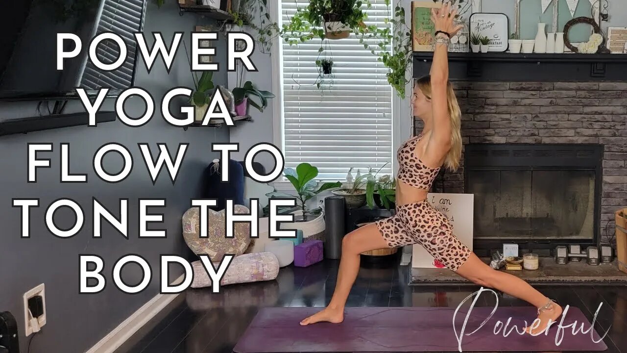 Power Yoga Flow to Tone the Body || Yoga with Stephanie