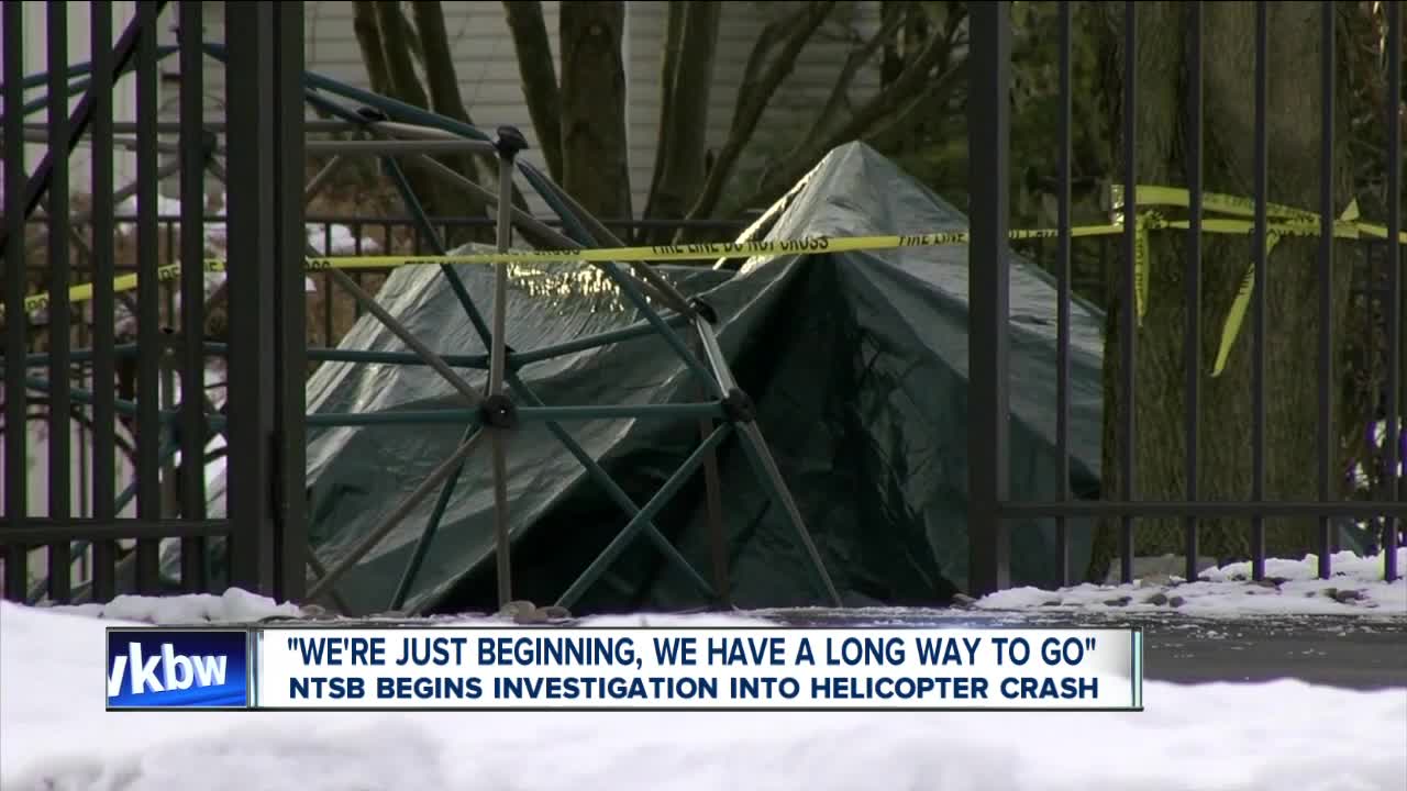 NTSB begins investigation into helicopter crash