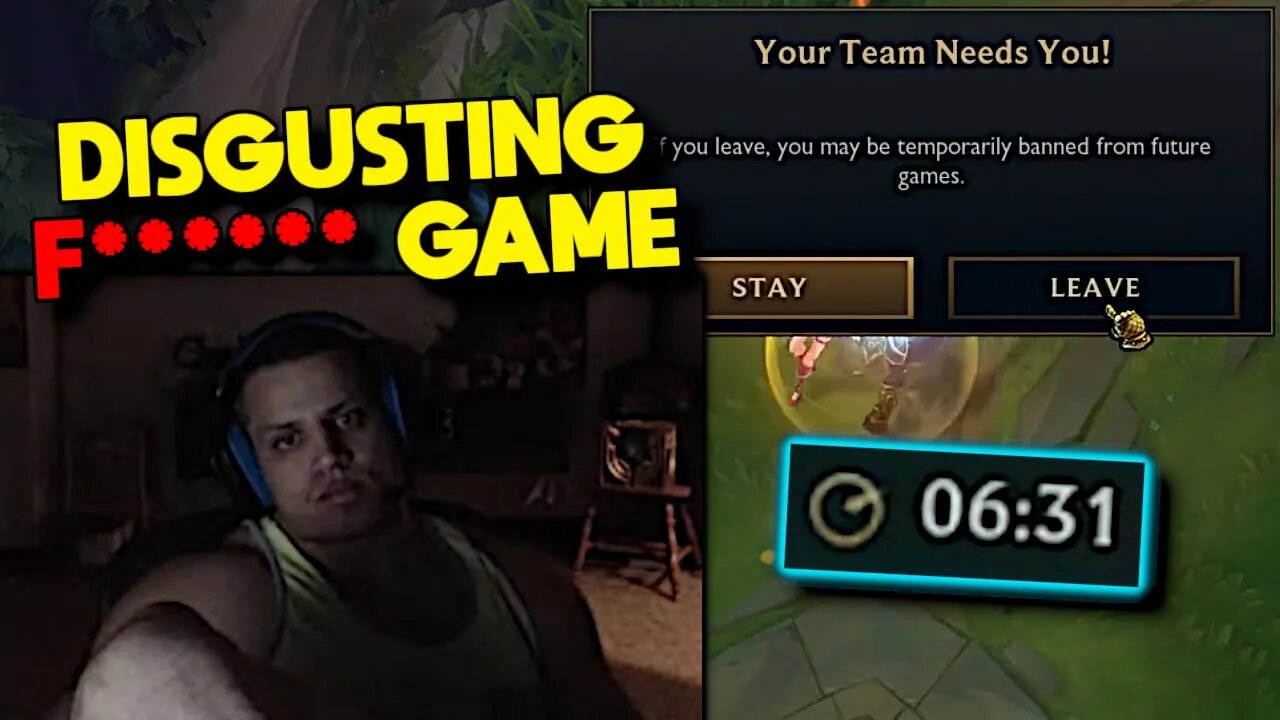 Tyler1 RAGEQUIT