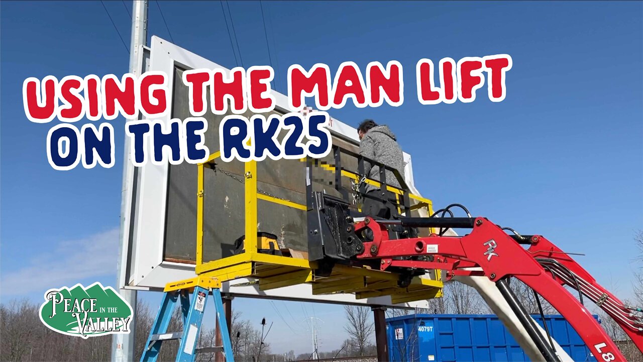 Man Lift in Action with the RK25 - E75