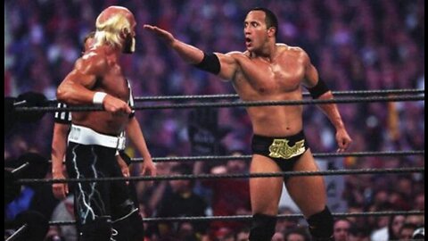 The Rock vs "Hollywood" Hulk Hogan WrestleMania X8 Highlights