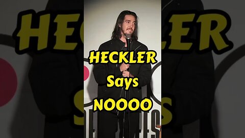 HECKLER says no #shortsfeed #darkcomedy #heckler #shortscomedy #funnyshorts #fypシ #explorepage