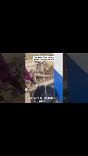 Welcome to Juaben, where pipe-borne water goes digital. E-water at E-Juaben #ghana 😂😂❤️ #shorts