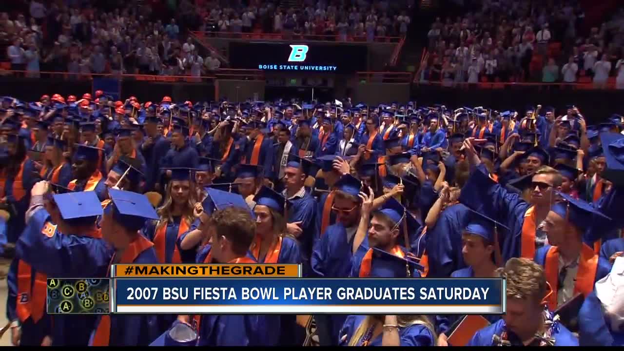 Former BSU 2007 Fiesta Bowl player graduates after missing one class