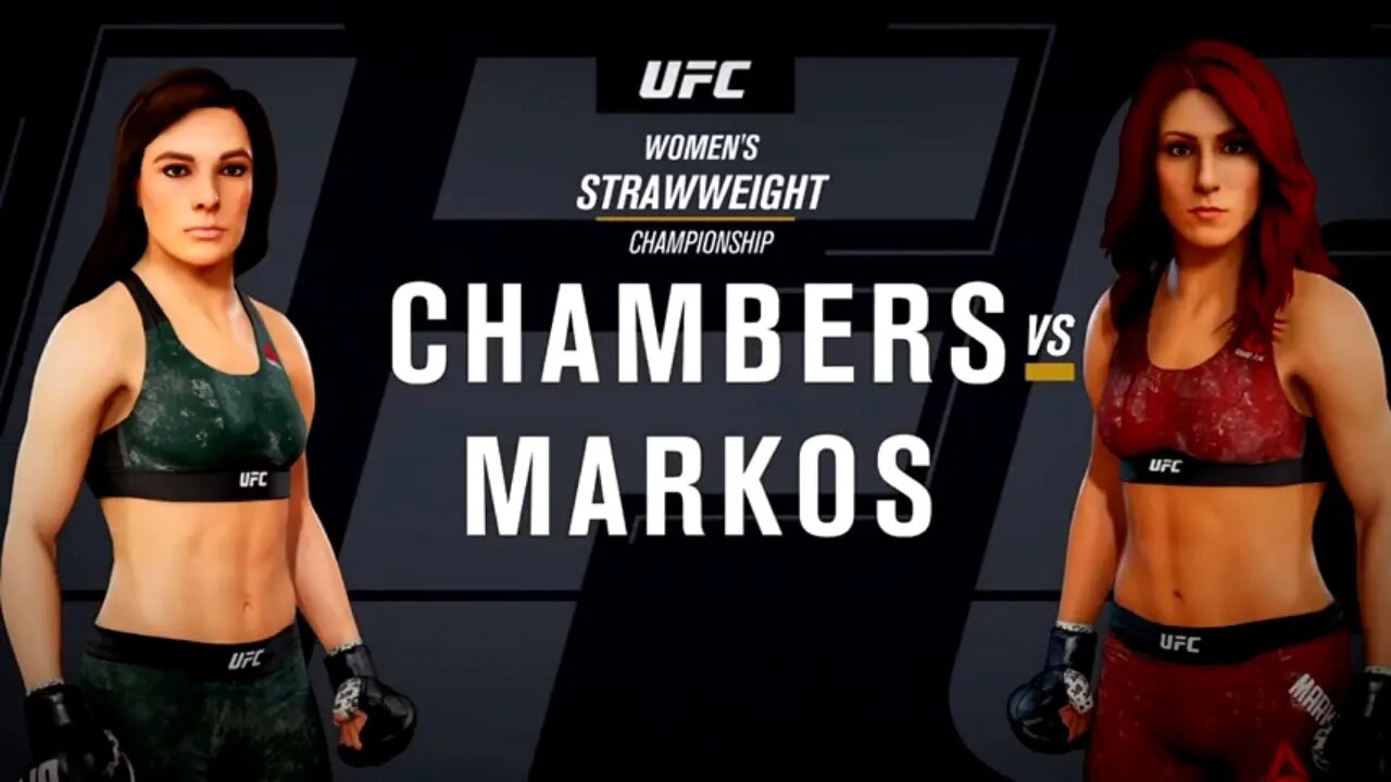 EA Sports UFC 3 Gameplay Randa Markos vs Alex Chambers