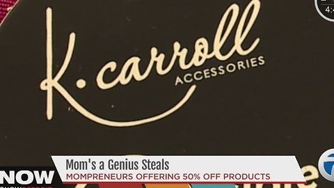 Mom's a Genius Steals: 50% off great items from mompreneurs in Metro Detroit