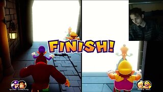 Mario Party Superstars Dungeon Dash Minigame Featuring Waluigi VS Nintendo Characters