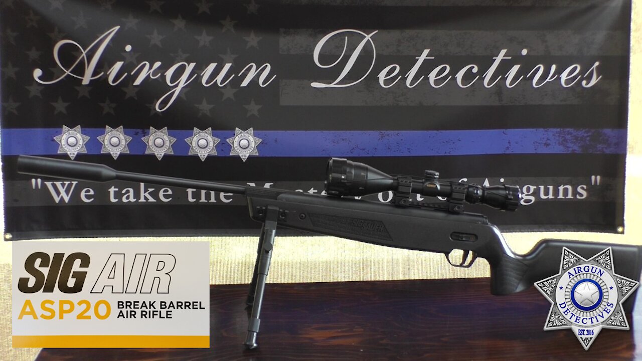 Sig Sauer ASP20 Break Barrel Air Rifle "Complete Review" (Sig Air) By Airgun Detectives