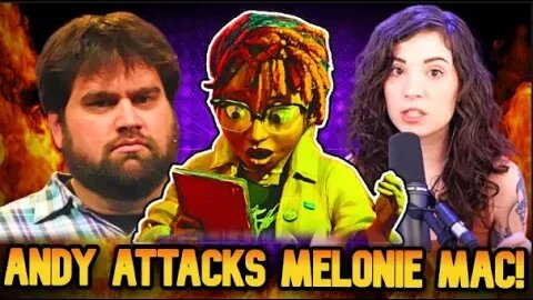 Popcorned Planet Host Andy Signore ATTACKS YouTuber Melonie Mac over FAT BLACK APRIL