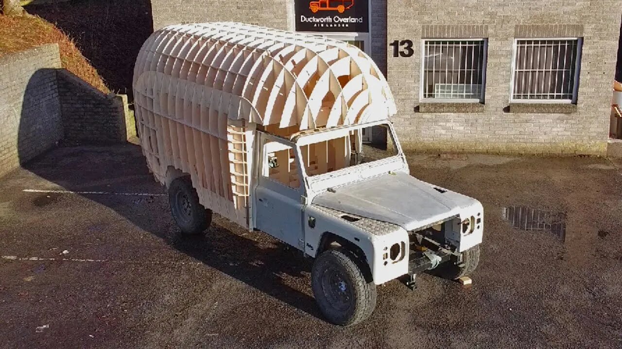 FIRST LOOK: "The Airlander" A Land Rover Aluminum Camper built like an Airplane