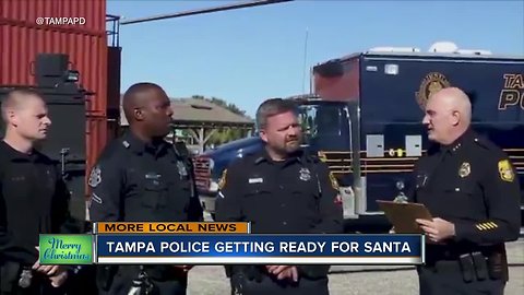 Police preparing for Santa's arrival in Tampa