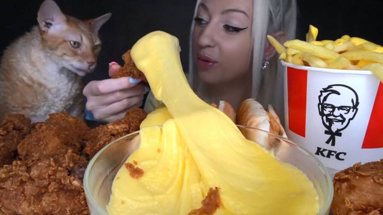 ASMR | KFC Cheese