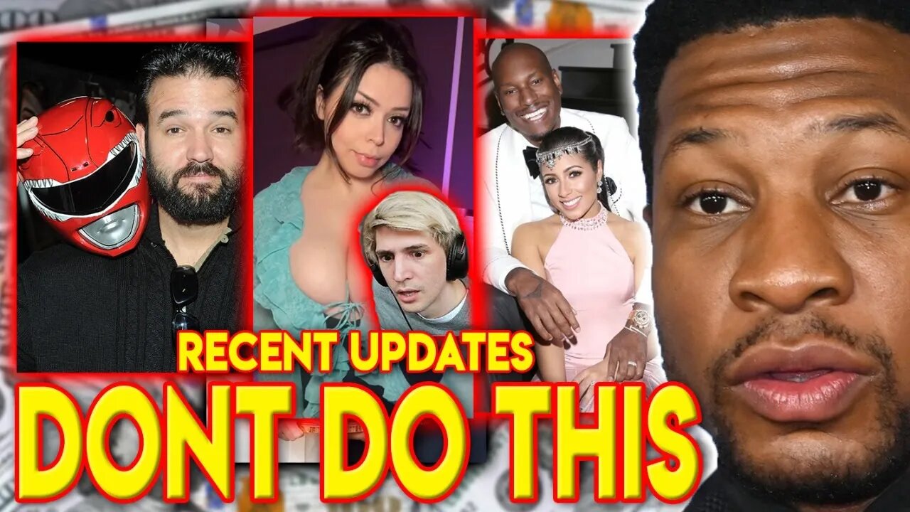 Johnathan Majors Arrested | Tyrese talks about ex wife | xqc and Adeptthebest Mini Update