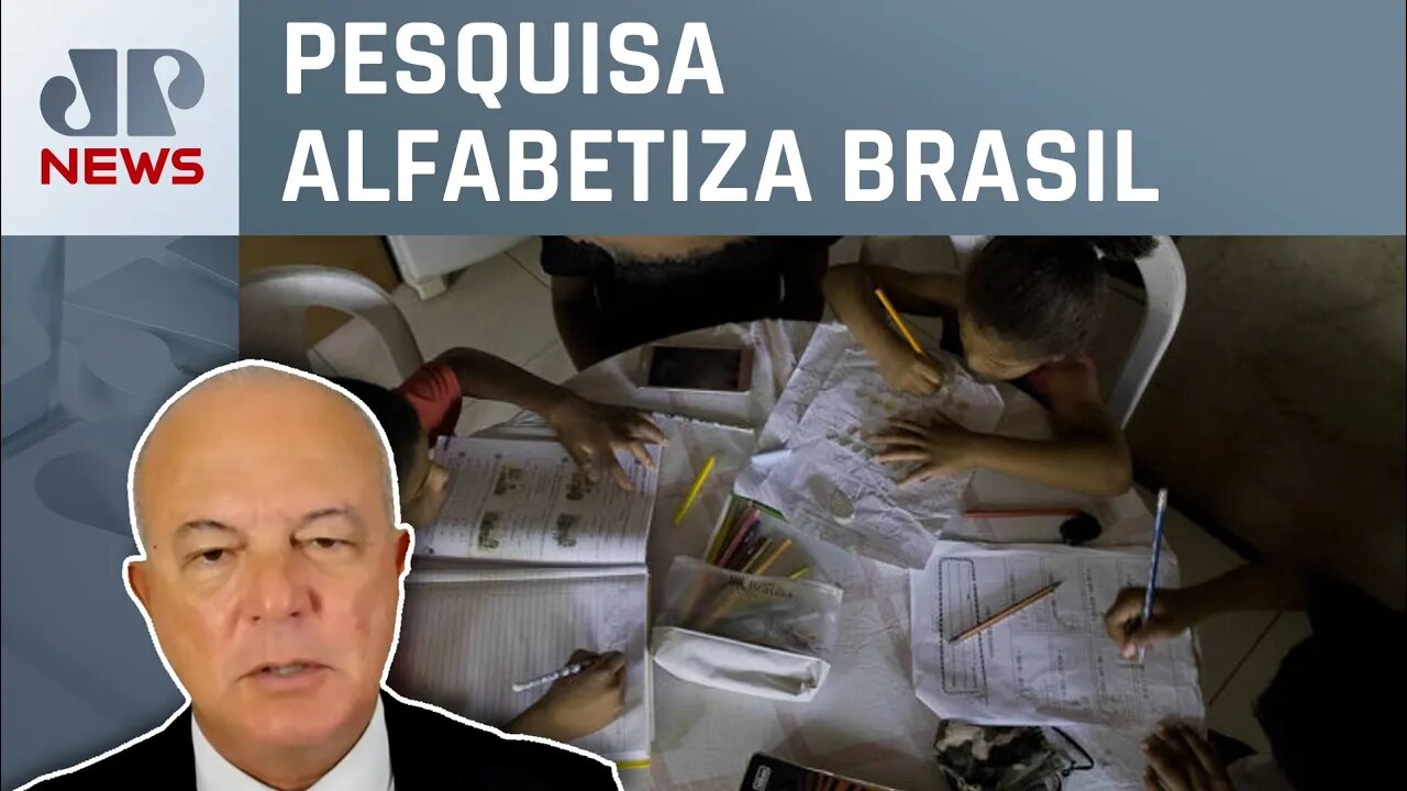 Mais da metade das crianças brasileiras não estão alfabetizadas; Roberto Motta comenta