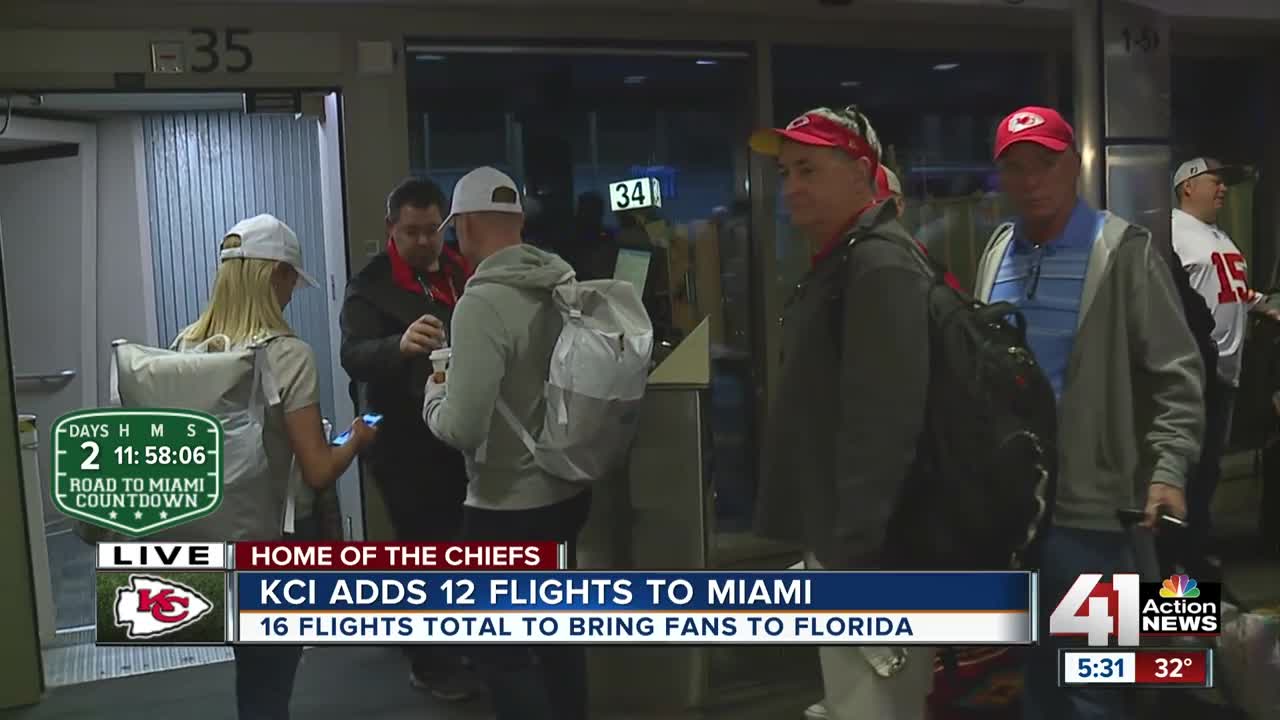 KCI adds 12 flights to Miami