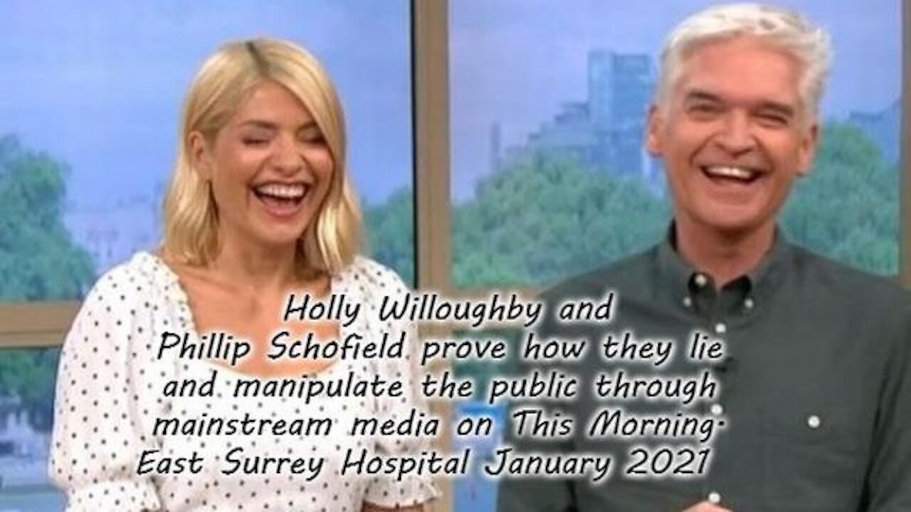 UK | Holly Willoughby and Phillip Schofield Prove How They Lie and Manipulate the Public