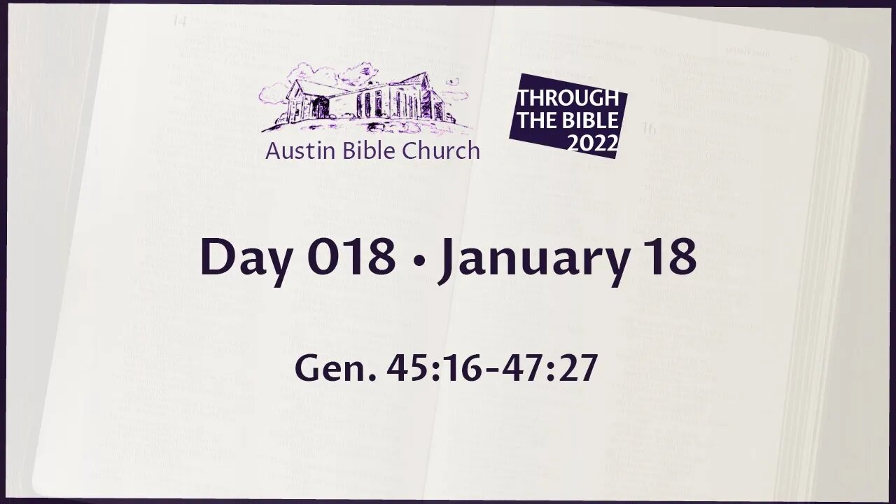 Through the Bible 2022 (Day 018)