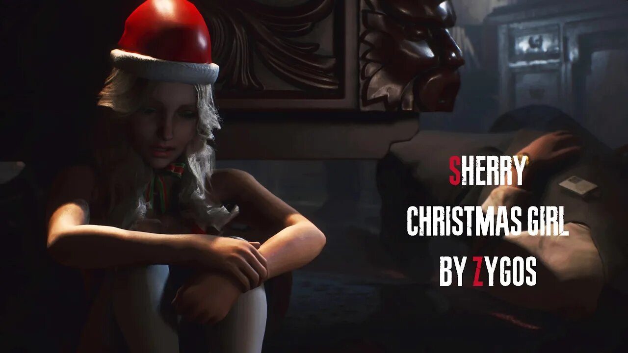 Resident Evil 2 Remake Sherry Christmas girl Outfit