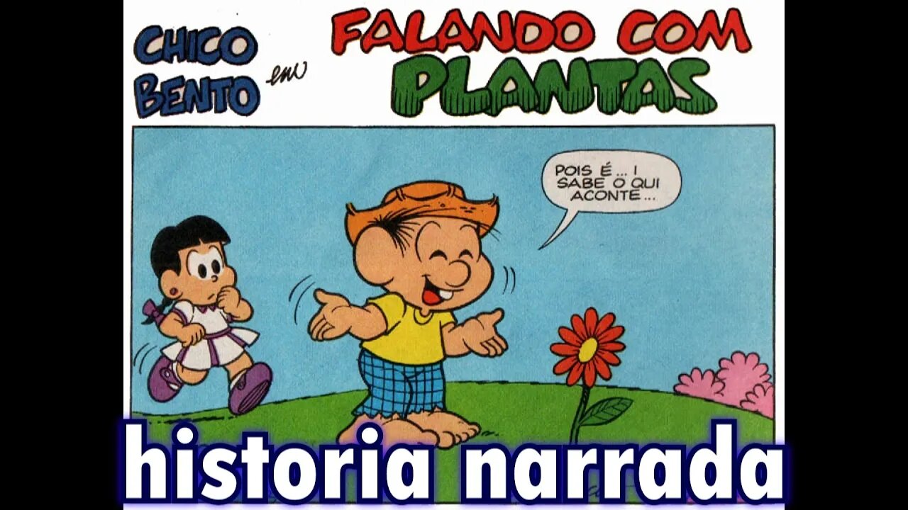 Chico Bento em-Falando com as plantas | Gibis do Rapha