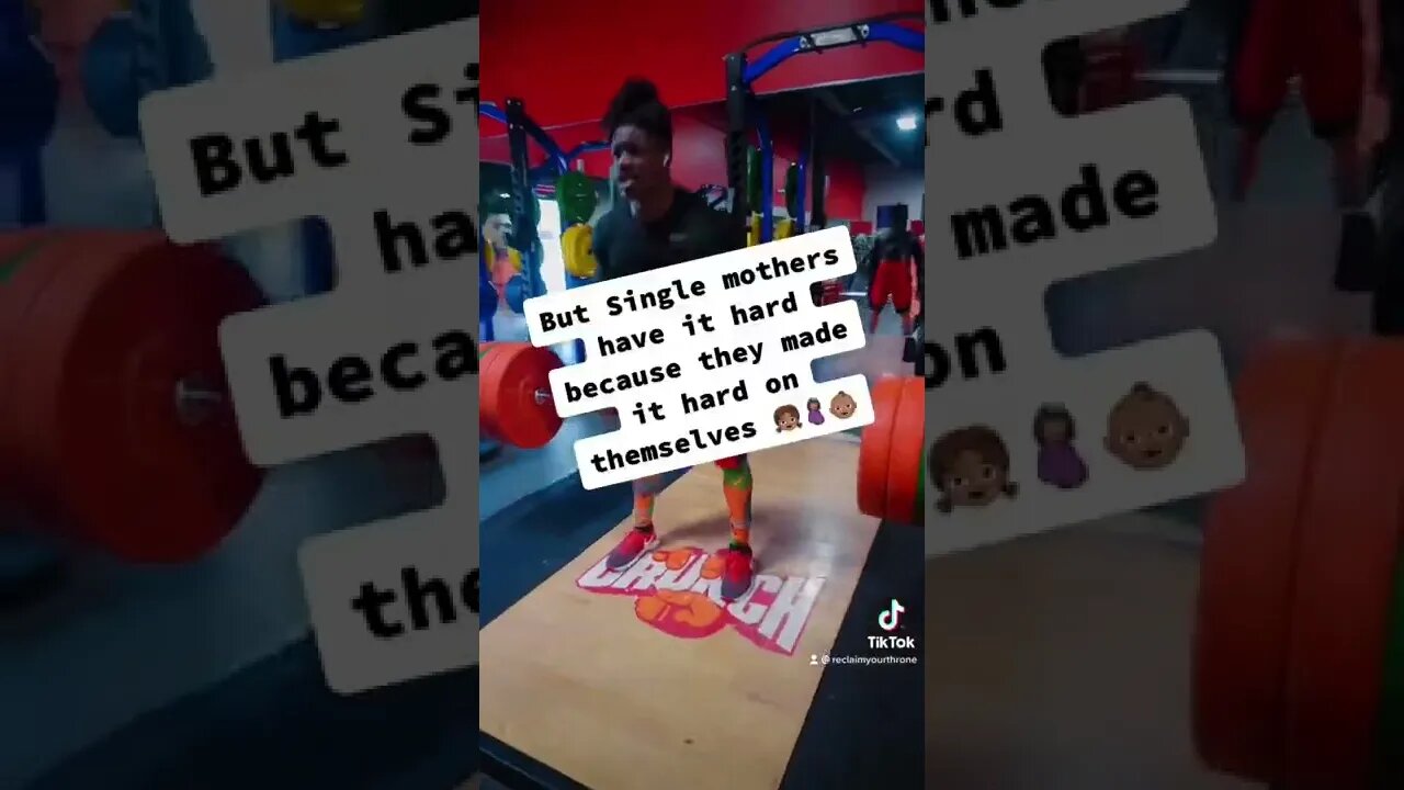 Do single moms make it hard on themselves 👑